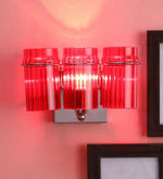 Load image into Gallery viewer, Detec Strick &amp; Bolton Three glass shade single wall light
