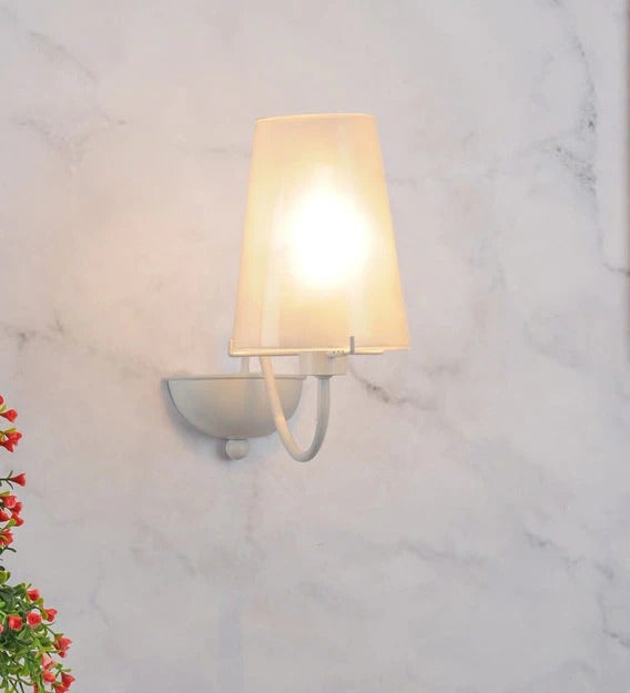 Detec Lange white Metal Wall Light