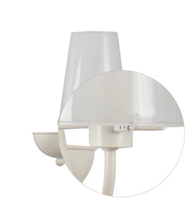 Detec Lange white Metal Wall Light