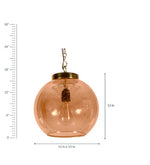 Load image into Gallery viewer, Detec Alufoil Glass Hanging Lamp
