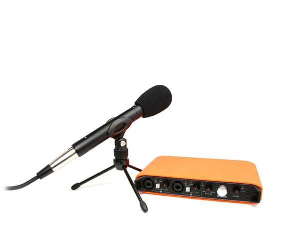Tascam IX RTP Track Pack IXR Audio Interface With Protective Cover And TM 60 Microphone