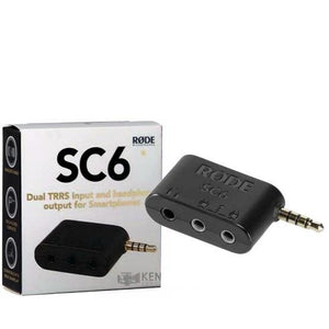 Rode Sc-6 Dual Trrs Input and Headphones Output for Smartphone