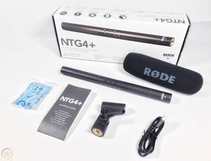 Rode Microphone Ntg-4 + Shotgun Microphone Kit With Shockmount and Xlr Cable