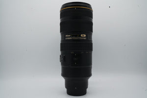 प्रयुक्त Nikon AF S 70 200mm f 2.8G लेंस