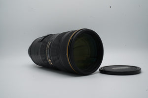 प्रयुक्त Nikon AF S 70 200mm f 2.8G लेंस