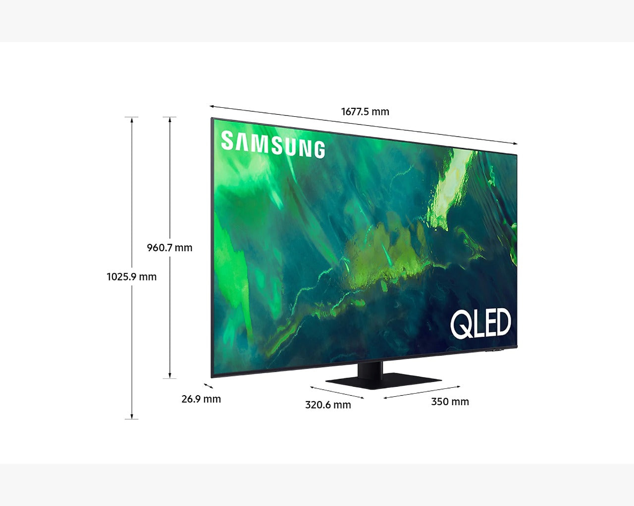 Samsung 1m 89cm (75") Q70A QLED 4K Smart TV