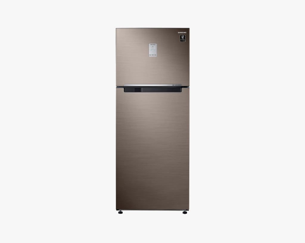 Samsung 336 Ltr Curd Maestro Double Door Refrigerator Luxe Brown Rt37t4632dx