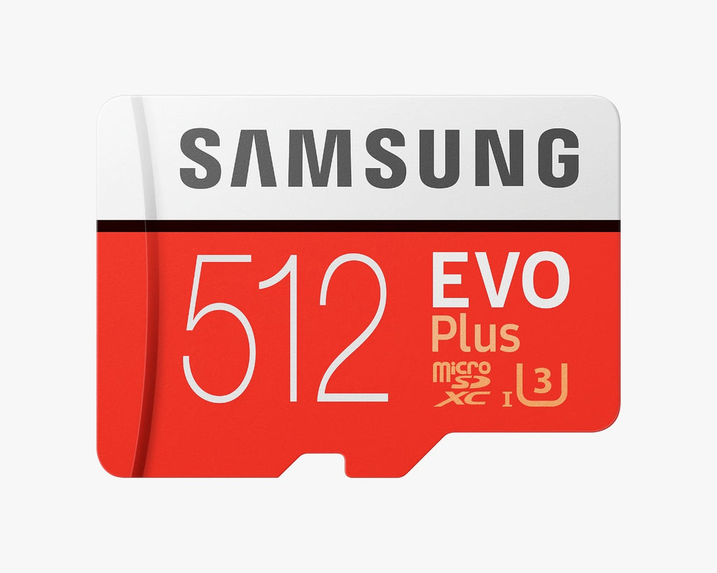 सैमसंग ईवीओ प्लस माइक्रोएसडीएक्ससी मेमोरी कार्ड 512 जीबी