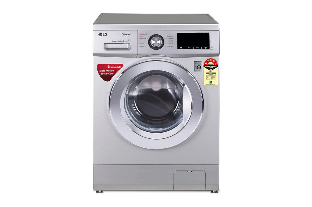 LG 7.0kg, 6 Motion Direct Drive Washer, Touch Panel, Luxury Silver, Smart Diagnosis