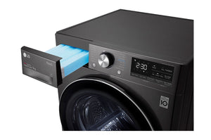 LG 9.0kg, Heat Pump Dryer with Inverter Control in Black Steel Finish