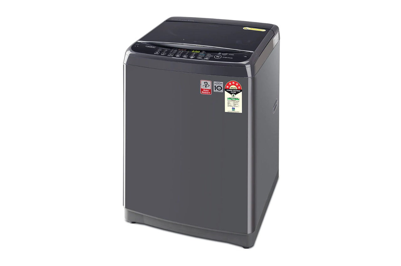 LG 8.0kg, Middle Black, Jet Spray+, Punch+3, TurboDrum