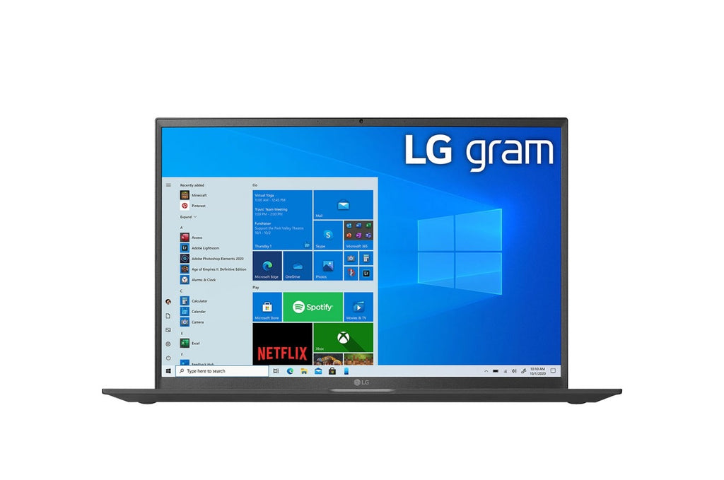 LG gram Ultra Lightweight with 17 43.2cm 16:10 IPS Display Model No. 17Z90P G AJ55A2