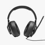 Load image into Gallery viewer, JBL Quantum 300 Hybrid wired over-ear PC gaming headset with flip-up mic
