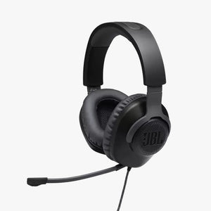 JBL Quantum 100 Wired over ear gaming headset with flip up mic