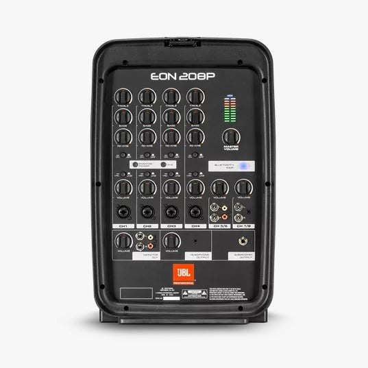 JBL EON208P Portable 20.32cm 2 Way PA with Powered 8 Channel Mixer and Bluetooth