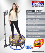 Load image into Gallery viewer, Zhiyun 2.5 Feet 360 Video Spinner With 360 Degree Slow Motion Video Booth
