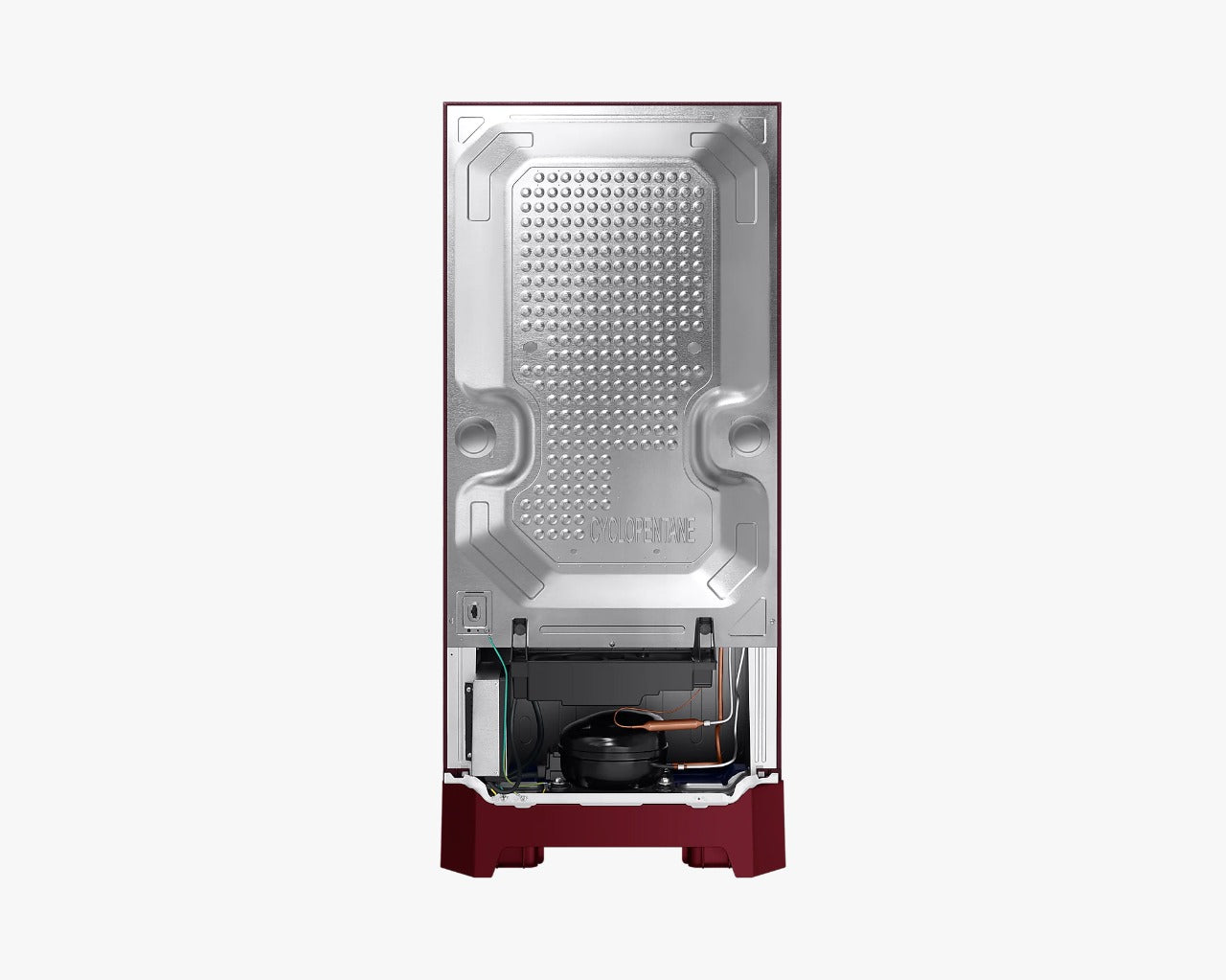 Samsung 192L Curd Maestro Single Door Refrigerator Midnight Blossom Red RR21A2N2XRZ