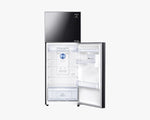 Load image into Gallery viewer, Samsung 415l Twin Cooling Plus Double Door Refrigerator Black Glass Rt42t50682c
