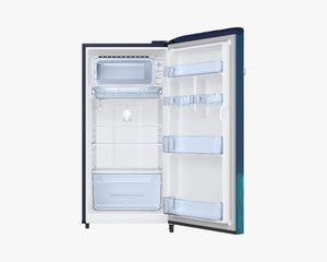 Samsung 198L Horizontal Curve Design Single Door Refrigerator RR21T2G2W9U