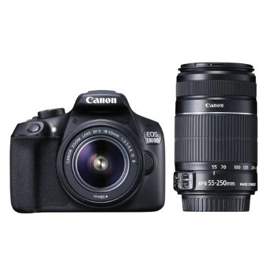 Canon Eos 1300D Dslr कैमरा बॉडी सिंगल लेंस EF S 18 55 IS के साथ