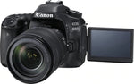 गैलरी व्यूवर में इमेज लोड करें, खुला बॉक्स, अप्रयुक्त कैनन EOS 80D 24.2MP डिजिटल SLR कैमरा काला
