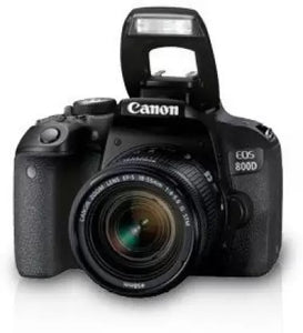 ओपन बॉक्स, सिंगल लेंस EF S18-55 IS STM के साथ अप्रयुक्त Canon EOS 800D DSLR कैमरा बॉडी