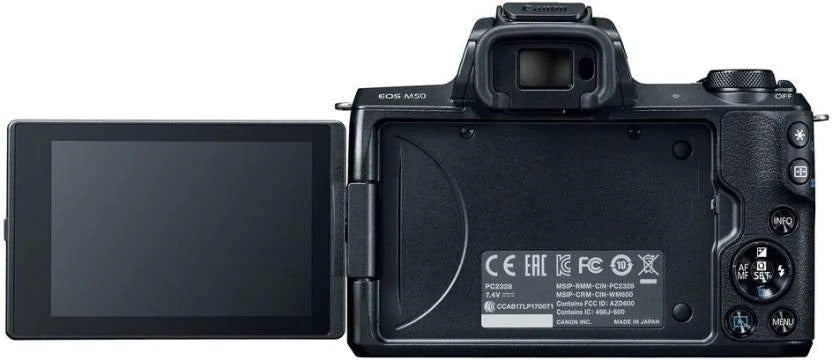 Open Box, Unused Canon M50 Mirrorless Camera Body with EF-M