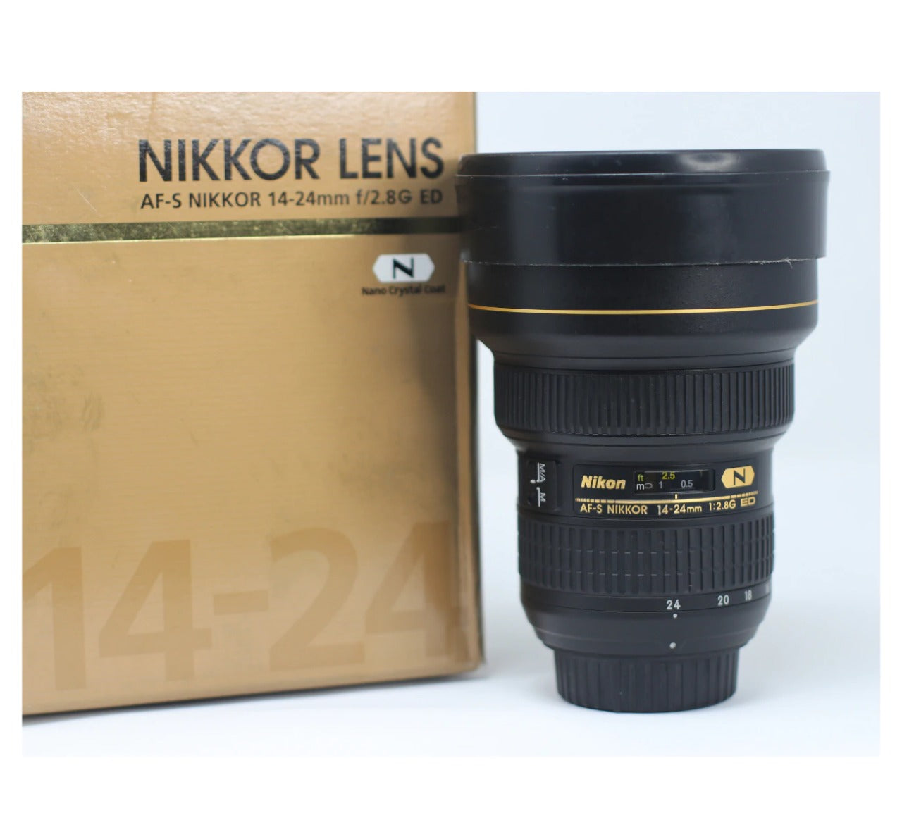 खुला बॉक्स, अप्रयुक्त AF-S Nikkor 14-24mm F/2.8G ED 