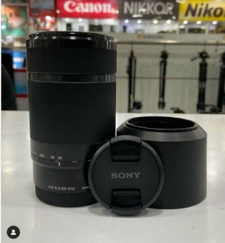 Used Sony Sel55-210mm F/4.5-6.3 Lens for Sony E mount