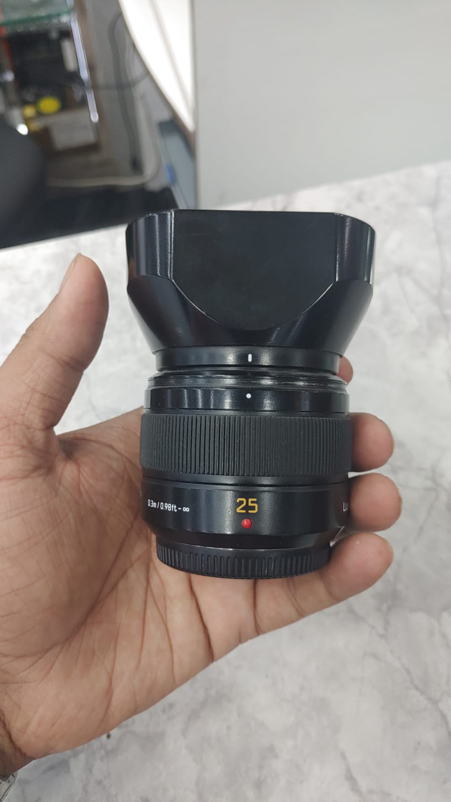 Used Panasonic Leica DG Summilux 25mm F 1.4 II asph Lens