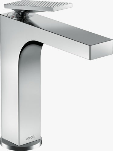 AXOR Citterio Single lever basin mixer 160 with lever handle and pop-up waste set - rhombic cut Chrome 39071000