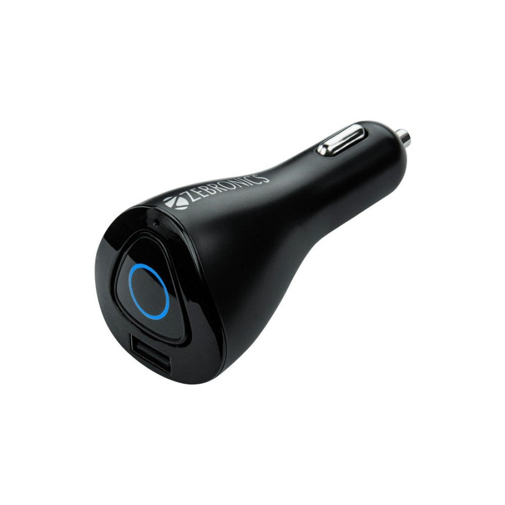 Zebronics Car Charger With Bluetooth Eearphone With Mic (Helios)
