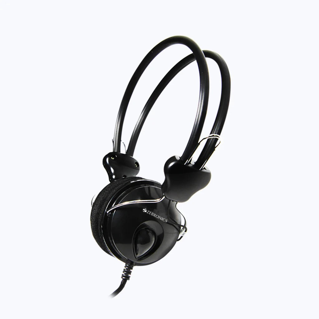 Zebronics Mm Headphone W/Mic And Vol With Single Pin (Pleasant)