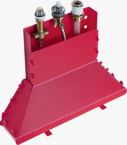 AX Basic set for 3-hole rim mounted single lever bath mixer 15485180