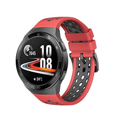 Open Box, Unused HUAWEI Watch GT 2e Sport (Lava Red, 46mm, 2 Weeks Battery, Music Control, 100 Workout Modes