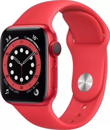 Open Box, Unused New Apple Watch Series 6 (GPS + Cellular, 40mm) - Product, RED