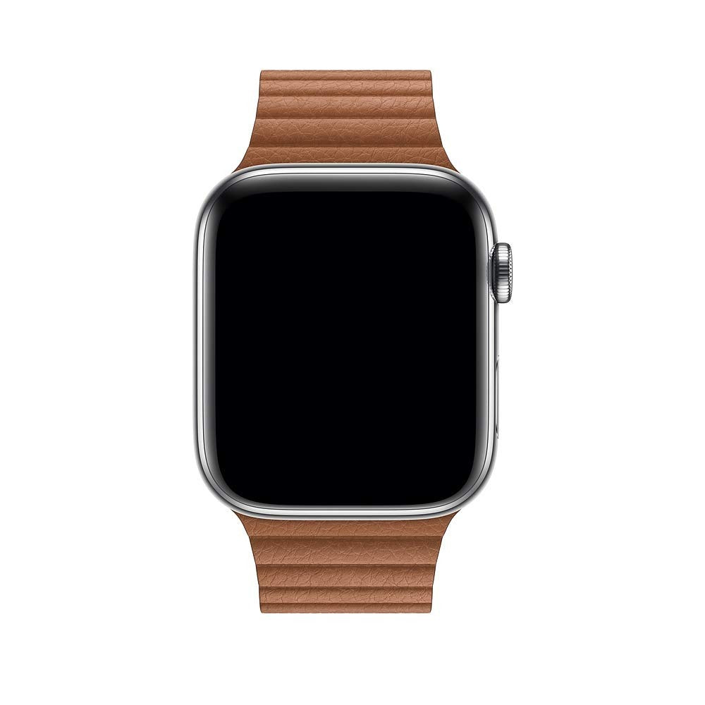 Open Box, Unused Apple Watch Leather Loop (44mm) - Saddle Brown - Large