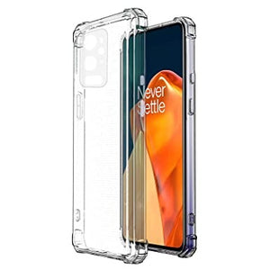 Open Box, Unused Amazon Brand - Solimo Back Cover for OnePlus 9 (Soft & Flexible Back case) Transparent