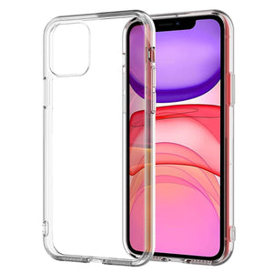 Open Box, Unused Amazon Brand - Solimo Back Cover for iPhone 11 (Plastic | Transparent)