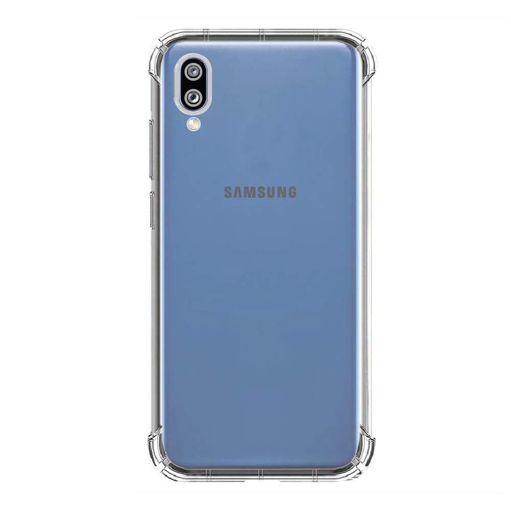 Open Box, Unused Amazon Brand - Solimo Mobile Cover (Soft & Flexible Shockproof Back Case with Cushioned Edges)Transparent for Samsung Galaxy M02