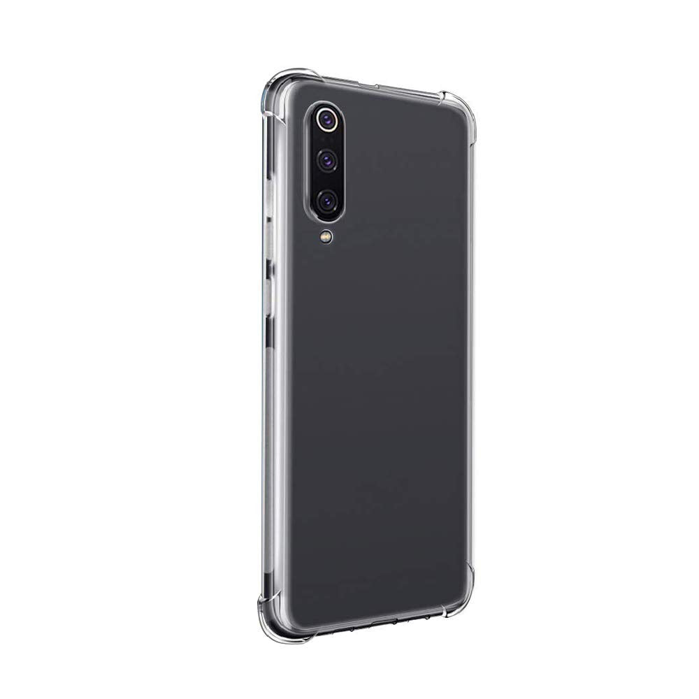 Open Box, Unused Amazon Brand - Solimo Mobile Cover (Soft & Flexible Shockproof Back Case with Cushioned Edges) Transparent for Xiaomi Mi A3
