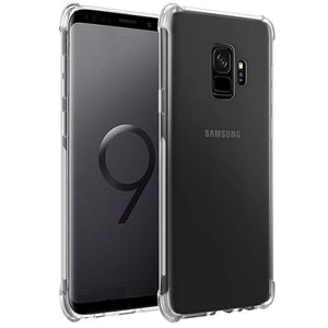 Open Box, Unused Mobile Cover (Soft & Flexible Shockproof Back Case with Cushioned Edges) Transparent for Samsung Galaxy S9