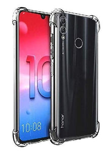 Open Box, Unused Amazon Brand - Solimo Mobile Cover (Soft & Flexible Shockproof Back Cover with Cushioned Edges)Transparent for Honor 10 Lite