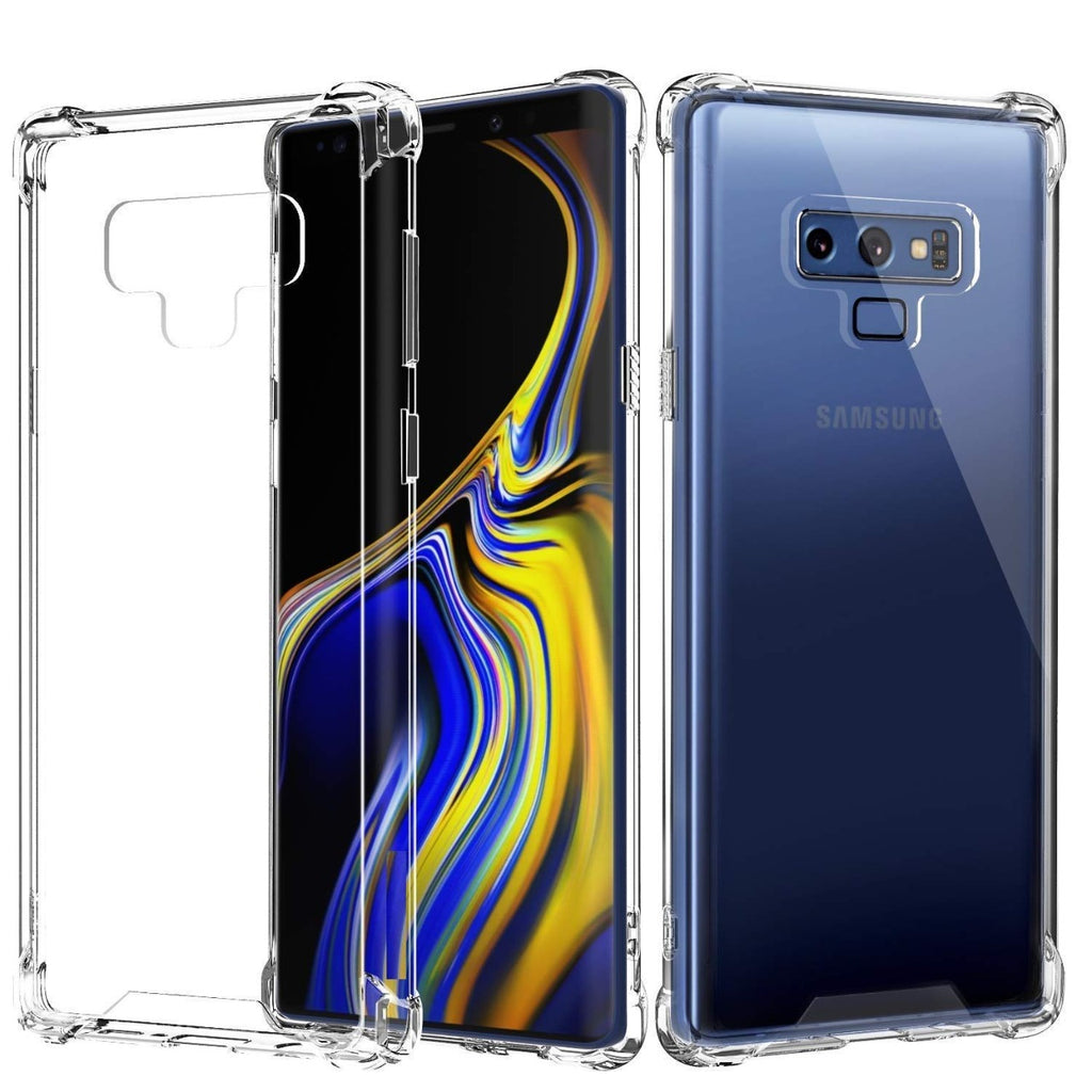Open Box, Unused Transparent Case (Hard Back & Soft Bumper Cover with Cushioned Edges) for Samsung Galaxy Note 9