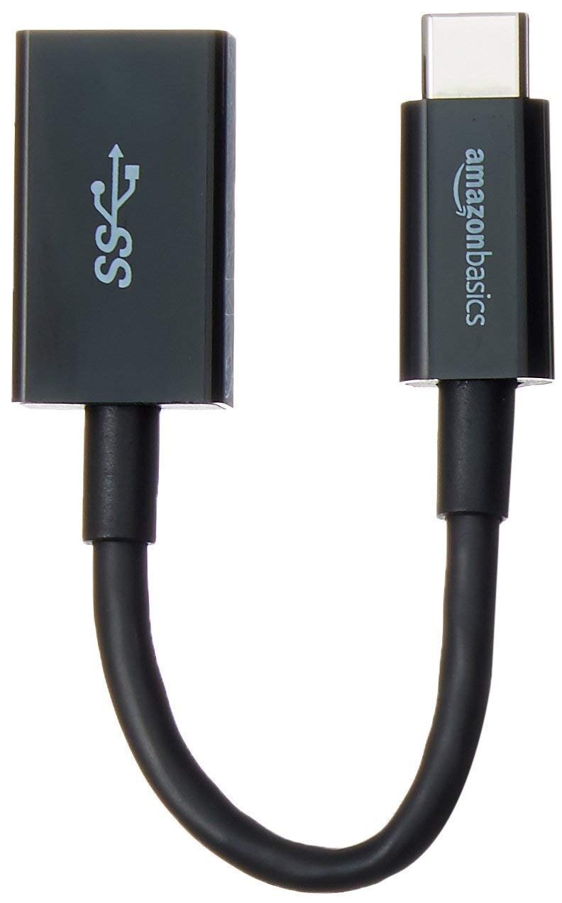 ओपन बॉक्स, अप्रयुक्त AmazonBasics USB टाइप-C से USB 3.1 Gen1 टाइप-A फीमेल एडाप्टर (12 का पैक)
