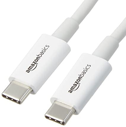 Open Box, Unused AmazonBasics USB Type-C to USB Type-C 2.0 Cable (Pack of 10)