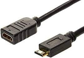 ओपन बॉक्स, अप्रयुक्त AmazonBasics मिनी HDMI मेल (माइक्रो USB नहीं/माइक्रो HDMI नहीं) से HDMI फीमेल कनवर्टर एडाप्टर केबल