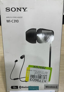 Open Box, Unused Sony WI-C310 Wireless Headphones with 15 Hrs Battery Life