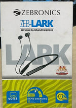 Load image into Gallery viewer, Open Box, Unused ZEBRONICS ZEB-LARK Bluetooth Headset  (Metalic Black, In the Ear)
