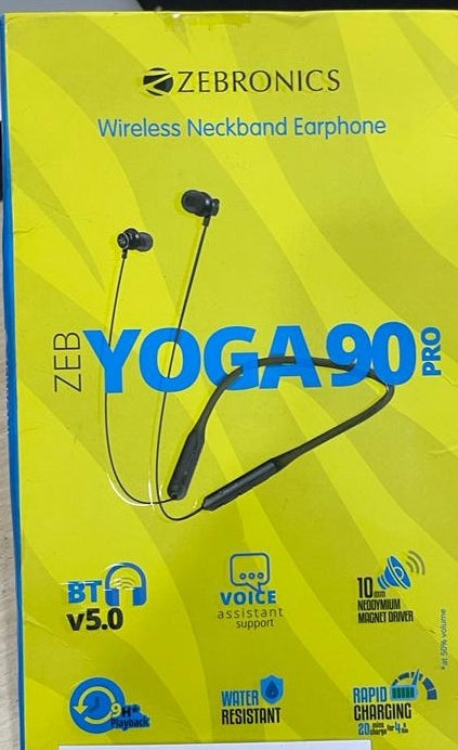 Open Box, Unused ZEBRONICS Zeb-Yoga 90 Pro Bluetooth Wireless in Ear Earphones
